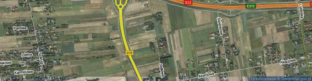 Zdjęcie satelitarne Jodłowa ul.